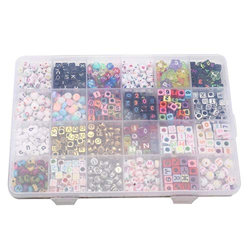 DAUERHAFT Material plástico/Resina de Cuentas Sueltas para Bricolaje, para Pulsera, Tobillera, Collar, Pendientes, llaveros DAUERHAFT Material plástico/Resina de Cuentas Sueltas para Bricolaje, para Pulsera, Tobillera, Collar, Pendientes, llaveros