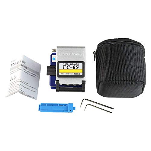 DAXGD Kit Fibra óptica, FTTH Kit de herramientas con FC-6S cortadora de fibra optica y medidor de energía óptica 5 km Visual Localizador de averías Wire stripper DAXGD Kit Fibra óptica, FTTH Kit de herramientas con FC-6S cortadora de fibra optica y medidor de energía óptica 5 km Visual Localizador de averías Wire stripper