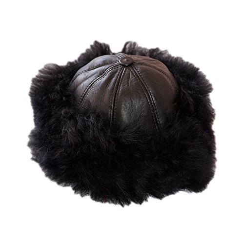 Dazoriginal Ushanka Mujer Piel Gorro Ruso Invierno Boina Cuero Sombrero Punto Dazoriginal Ushanka Mujer Piel Gorro Ruso Invierno Boina Cuero Sombrero Punto