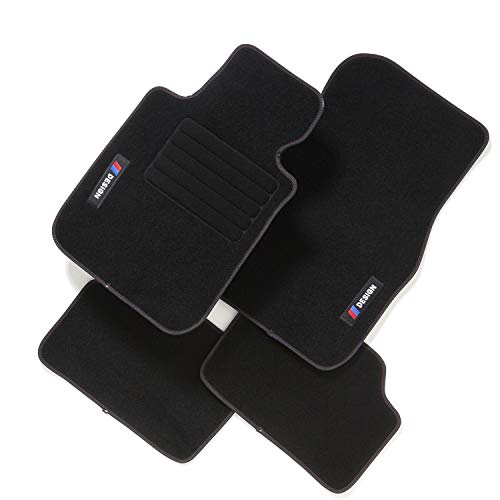 DBS Alfombrillas de Coche - a Medida - Alfombrillas de Suelo para Coche - 4 uds. - Calidad Directa Fabricante - Antideslizante - Contorno Terciopelo - Gama Inspiration DBS Alfombrillas de Coche - a Medida - Alfombrillas de Suelo para Coche - 4 uds. - Calidad Directa Fabricante - Antideslizante - Contorno Terciopelo - Gama Inspiration