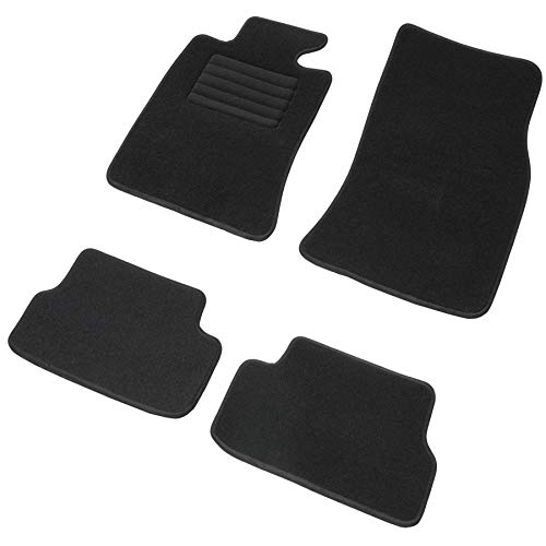 DBS Alfombrillas de Coche - A Medida - Alfombrillas para Coche - 4 uds. - Antideslizante - Moqueta en Negro 900 g/m² - Aspecto Terciopelo - Modelo Star - 1763960 DBS Alfombrillas de Coche - A Medida - Alfombrillas para Coche - 4 uds. - Antideslizante - Moqueta en Negro 900 g/m² - Aspecto Terciopelo - Modelo Star - 1763960