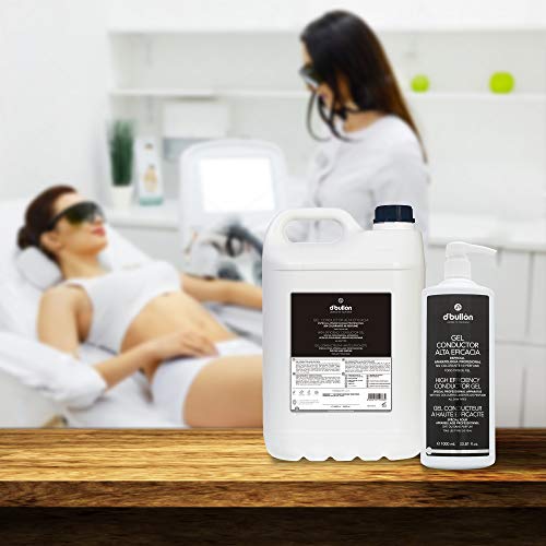 D'Bullón Gel Conductor para uso profesional (ultrasonidos, electroterapia,etc). Alta eficacia. Gel de contacto - 1000 ml D'Bullón Gel Conductor para uso profesional (ultrasonidos, electroterapia,etc). Alta eficacia. Gel de contacto - 1000 ml