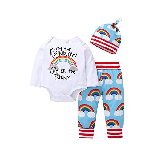 DC CLOUD Ropa De Bebe Niña Ropa Bebe Niño Lindo bebé Ropa de bebé Mameluco Pantalones Sombrero Ropa de bebé Ropa de bebé de Dibujos Animados White,80/9-12months DC CLOUD Ropa De Bebe Niña Ropa Bebe Niño Lindo bebé Ropa de bebé Mameluco Pantalones Sombrero Ropa de bebé Ropa de bebé de Dibujos Animados White,80/9-12months