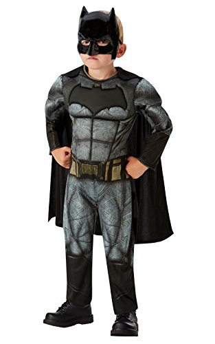 DC Comics - Disfraz de Batman Deluxe para niños, Justice League, 5-6 años (Rubies 640809-M)