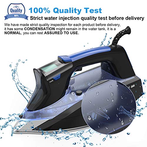 Dcenta LCD Plancha de Vapor,11 Cambios de Temperatura Plancha Vertical Vapor,Depósito de Agua Grande de 350ML Plancha Vertical,Planchado en Seco y Húmedo 4 Modos,2200W de Calentamiento Rápido Dcenta LCD Plancha de Vapor,11 Cambios de Temperatura Plancha Vertical Vapor,Depósito de Agua Grande de 350ML Plancha Vertical,Planchado en Seco y Húmedo 4 Modos,2200W de Calentamiento Rápido
