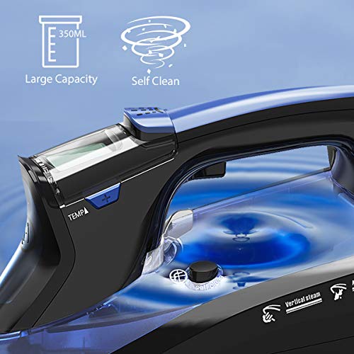Dcenta LCD Plancha de Vapor,11 Cambios de Temperatura Plancha Vertical Vapor,Depósito de Agua Grande de 350ML Plancha Vertical,Planchado en Seco y Húmedo 4 Modos,2200W de Calentamiento Rápido Dcenta LCD Plancha de Vapor,11 Cambios de Temperatura Plancha Vertical Vapor,Depósito de Agua Grande de 350ML Plancha Vertical,Planchado en Seco y Húmedo 4 Modos,2200W de Calentamiento Rápido