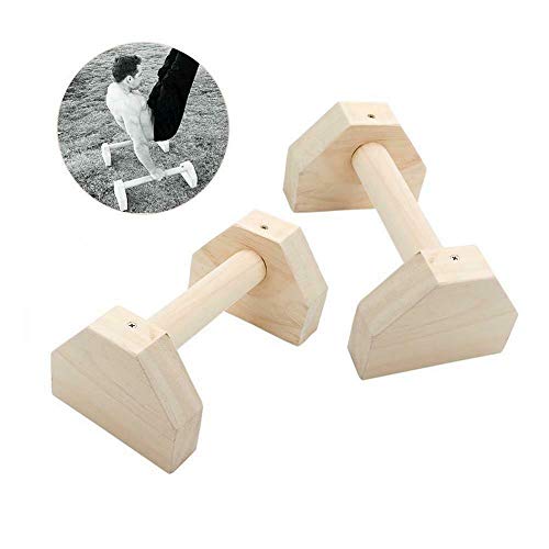 DDD1234 2X Push-up Stand de Madera Street Fitness Stand, Original Mini Soporte de Yoga de Gimnasia paralela (30cm par) DDD1234 2X Push-up Stand de Madera Street Fitness Stand, Original Mini Soporte de Yoga de Gimnasia paralela (30cm par)