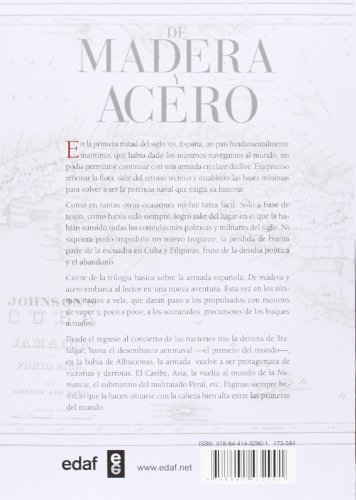 De madera y acero. El resurgir de la Armada Española (Crónicas de la historia)