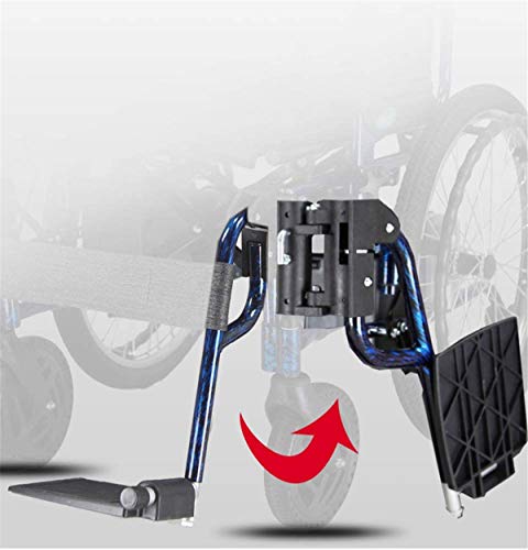De peso ligero plegable sillas de ruedas eléctrica Powerchair plegable con 12Ah Li-ion, plegable portátil de energía Silla scooter motorizado for discapacitados y ancianos Movilidad ( Color : 12AH )