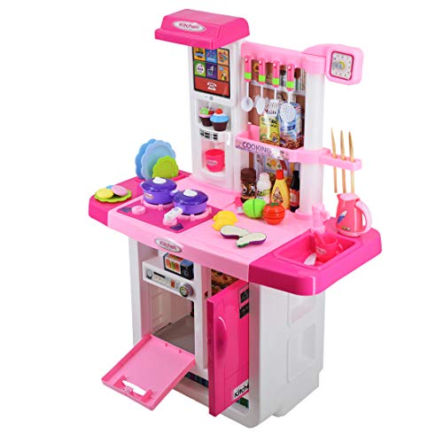 deAO Cocinita "Mi Pequeño Chef" con Características de Sonidos, Panel Táctil y Agua Más de 40 Accesorios Incluidos (Rosa) , color/modelo surtido deAO Cocinita "Mi Pequeño Chef" con Características de Sonidos, Panel Táctil y Agua Más de 40 Accesorios Incluidos (Rosa) , color/modelo surtido