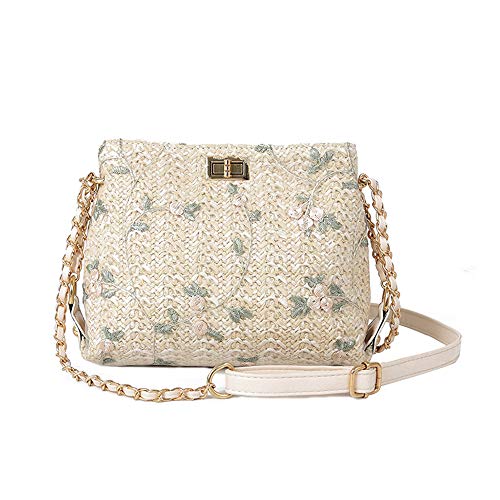 DEAR-JY Bolso Tejido a Mano, Bolsa de Paja de Cuerda de Papel Boho Vintage Bolso Tejido Bolsa de Cubo de Paja de Encaje de Playa de Playa Bolsas cuadradas de arpillera, Gran Capacidad,B DEAR-JY Bolso Tejido a Mano, Bolsa de Paja de Cuerda de Papel Boho Vintage Bolso Tejido Bolsa de Cubo de Paja de Encaje de Playa de Playa Bolsas cuadradas de arpillera, Gran Capacidad,B