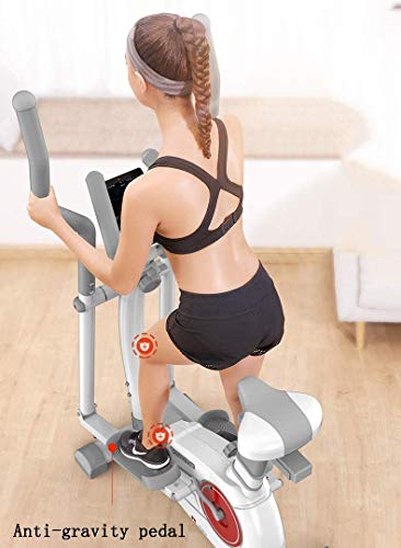 DEAR-JY Elípticas de Fitness de Control magnético 3 en 1 Máquina elíptica Cintas de Correr para Fitness Bicicletas Estáticas Space Walker Machine con Asiento Equipo de Gimnasia DEAR-JY Elípticas de Fitness de Control magnético 3 en 1 Máquina elíptica Cintas de Correr para Fitness Bicicletas Estáticas Space Walker Machine con Asiento Equipo de Gimnasia