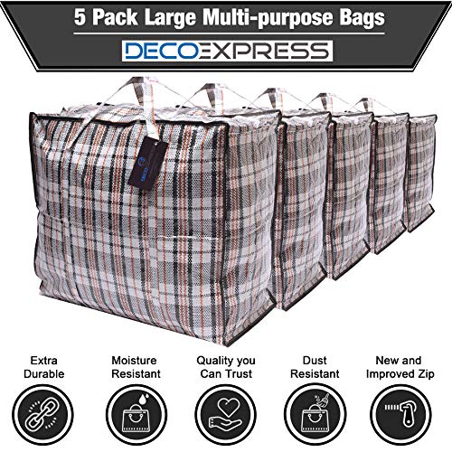 DECO EXPRESS Bolsa Almacenamiento Juguetes Fundas Ropa (Envase de 5 Bolsos) DECO EXPRESS Bolsa Almacenamiento Juguetes Fundas Ropa (Envase de 5 Bolsos)