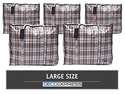 DECO EXPRESS Bolsa Almacenamiento Juguetes Fundas Ropa (Envase de 5 Bolsos)