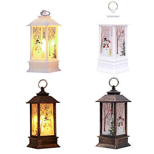 Decoración de Navidad venta, 2 piezas vela de Navidad con luz de té LED muñeco de nieve luces de Navidad velas de lámpara para decoración de fiesta de Navidad