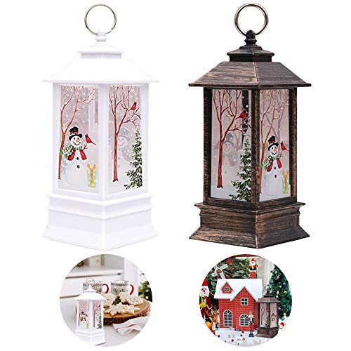 Decoración de Navidad venta, 2 piezas vela de Navidad con luz de té LED muñeco de nieve luces de Navidad velas de lámpara para decoración de fiesta de Navidad