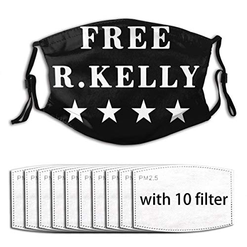 Decoración facial, camiseta R Kelly gratis, bufanda a prueba de polvo R Kelly, bufanda a prueba de polvo de seguridad con 10 filtros para adultos unisex, 20 x 15 cm Decoración facial, camiseta R Kelly gratis, bufanda a prueba de polvo R Kelly, bufanda a prueba de polvo de seguridad con 10 filtros para adultos unisex, 20 x 15 cm