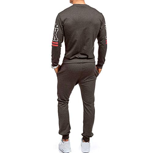 DEELIN Moda De Los Hombres Casual New York Printed Jersey Sudadera con Capucha Sudaderas con Capucha De Lazo Sudaderas Pantalones Juegos Deportivos CháNdal Traje