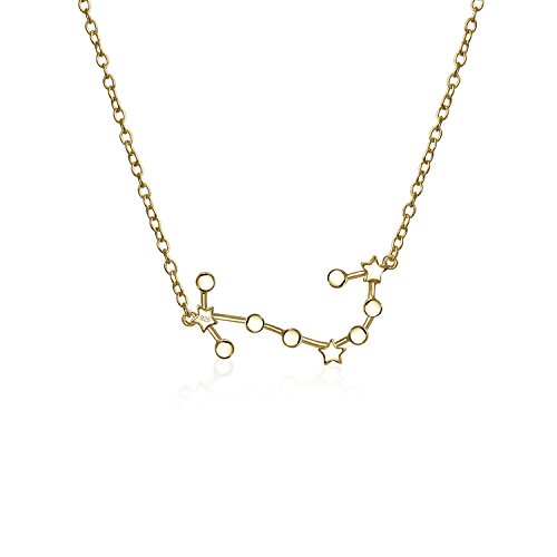 Delicada astrología celestial Zodiac Scorpio Constelación Estrellas Collar para Mujeres Para Adolescente 14KT Oro Plateado Plata esterlina Delicada astrología celestial Zodiac Scorpio Constelación Estrellas Collar para Mujeres Para Adolescente 14KT Oro Plateado Plata esterlina
