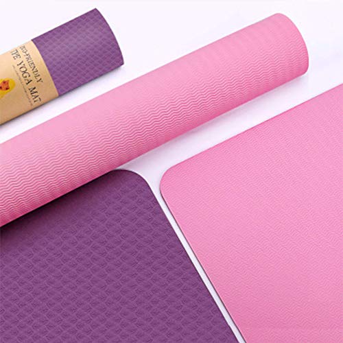 Delicado, suave, antideslizante, seguro, grueso y Yogamatta, 6 mm Tjock Halkskydad Yogamatta, Lämplig För Träning I Hemmet, Lätt Yoga, Yoga, Pilates, Män Och Kvinnor, 183 * 61 * 0,6 cm, GimnastikMatta Delicado, suave, antideslizante, seguro, grueso y Yogamatta, 6 mm Tjock Halkskydad Yogamatta, Lämplig För Träning I Hemmet, Lätt Yoga, Yoga, Pilates, Män Och Kvinnor, 183 * 61 * 0,6 cm, GimnastikMatta