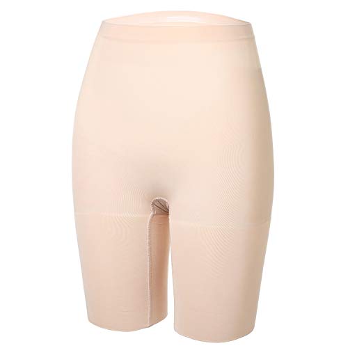 DELIMIRA Faja Reductora Ropa Interior Cintura Alta Pantalones Moldeadores para Mujer Beige 52-54