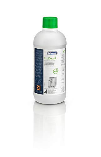 De'longhi Ecodecalk - Líquido descalcificador universal, cafeteras superautomáticas, 500 ml, ecológico y eficiente, compatible cafeteras modelos ECAM / ETAM De'longhi Ecodecalk - Líquido descalcificador universal, cafeteras superautomáticas, 500 ml, ecológico y eficiente, compatible cafeteras modelos ECAM / ETAM