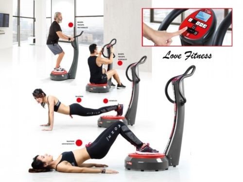 Deluxe Plataforma Vibratoria Fitness Masaje Profesional Eléctrica Aguanta hasta 200Kgs Deluxe Plataforma Vibratoria Fitness Masaje Profesional Eléctrica Aguanta hasta 200Kgs