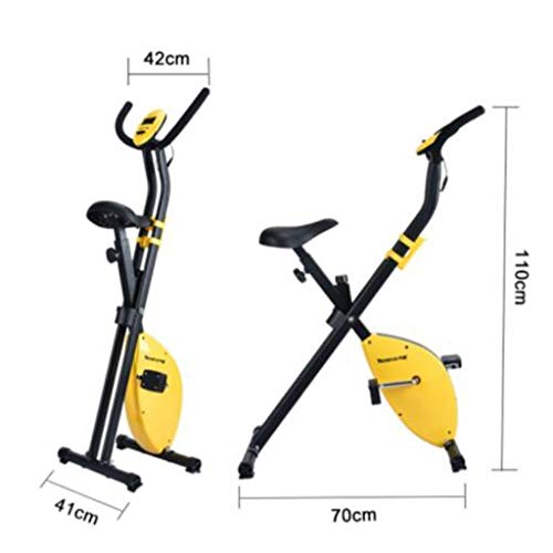 Deportes Bicicleta Estática Mute Bicicleta De Ejercicio Pérdida De Peso De Bicicletas Aparatos De Gimnasia Máquinas De Ejercicios For Bajar De Peso (Color : Yellow)