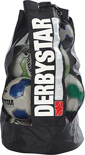 Derbystar 4520000200 - Saco para 10 Pelotas de fútbol, Color Negro