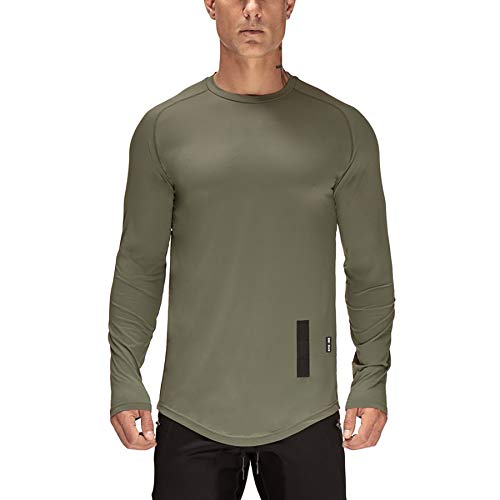 Derrick Aled(k) zhuke Camisa Deportiva para Hombre Camiseta De Manga Larga De Secado RáPido Top SóLido Gimnasio Fitness Correr Entrenamiento Jersey Ejercicio Muscular Camiseta EláStica OtoñO Invierno Derrick Aled(k) zhuke Camisa Deportiva para Hombre Camiseta De Manga Larga De Secado RáPido Top SóLido Gimnasio Fitness Correr Entrenamiento Jersey Ejercicio Muscular Camiseta EláStica OtoñO Invierno
