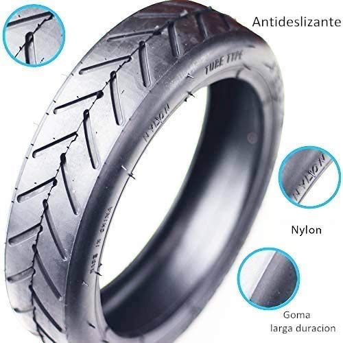 DES 184 4PC Rueda Patinete Eléctrico de Goma Durable neumático y Tubo Interior de Repuesto neumático Antideslizante Exterior Compatible con Xiaomi M365 y Pro Scooter (KIT-4PC) DES 184 4PC Rueda Patinete Eléctrico de Goma Durable neumático y Tubo Interior de Repuesto neumático Antideslizante Exterior Compatible con Xiaomi M365 y Pro Scooter (KIT-4PC)