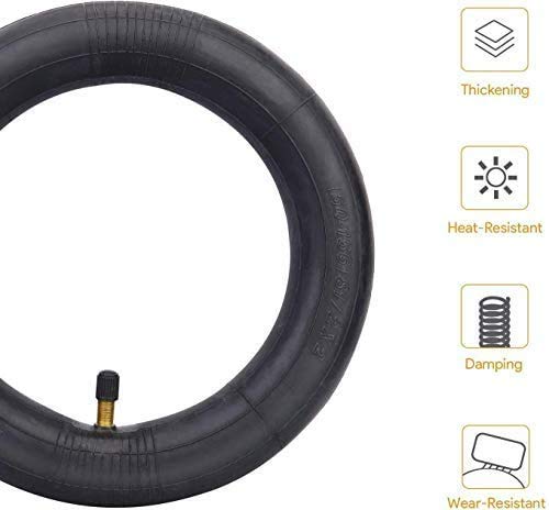 DES 184 4PC Rueda Patinete Eléctrico de Goma Durable neumático y Tubo Interior de Repuesto neumático Antideslizante Exterior Compatible con Xiaomi M365 y Pro Scooter (KIT-4PC) DES 184 4PC Rueda Patinete Eléctrico de Goma Durable neumático y Tubo Interior de Repuesto neumático Antideslizante Exterior Compatible con Xiaomi M365 y Pro Scooter (KIT-4PC)