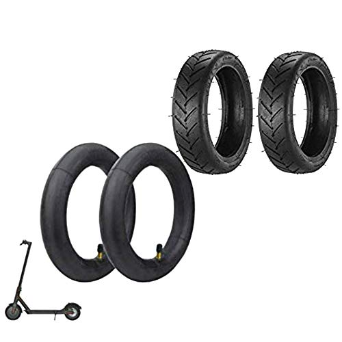 DES 184 4PC Rueda Patinete Eléctrico de Goma Durable neumático y Tubo Interior de Repuesto neumático Antideslizante Exterior Compatible con Xiaomi M365 y Pro Scooter (KIT-4PC) DES 184 4PC Rueda Patinete Eléctrico de Goma Durable neumático y Tubo Interior de Repuesto neumático Antideslizante Exterior Compatible con Xiaomi M365 y Pro Scooter (KIT-4PC)