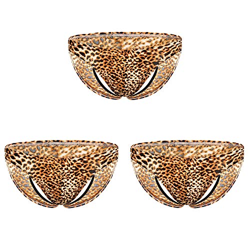 Desconocido Bragas de Hombre Calzoncillos de Ropa Interior Boxers Lencería Sexy para Hombre Bragas de Leopardo Ropa Interior cómoda y Transpirable Braguitas Triangulares de Leopardo (Amarillo,L) Desconocido Bragas de Hombre Calzoncillos de Ropa Interior Boxers Lencería Sexy para Hombre Bragas de Leopardo Ropa Interior cómoda y Transpirable Braguitas Triangulares de Leopardo (Amarillo,L)