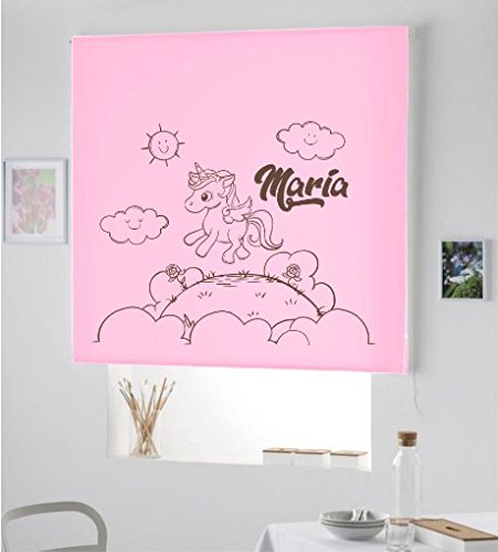 Desconocido Estor Infantil Enrollable TRANSLUCIDO Dibujo Unicornio con Nombre. ESTORES Infantiles HABITACION NIÑA Unicornio Maria (Rosa Claro, 180X175) Desconocido Estor Infantil Enrollable TRANSLUCIDO Dibujo Unicornio con Nombre. ESTORES Infantiles HABITACION NIÑA Unicornio Maria (Rosa Claro, 180X175)