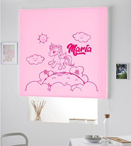 Desconocido Estor Infantil Enrollable TRANSLUCIDO Dibujo Unicornio con Nombre. ESTORES Infantiles HABITACION NIÑA Unicornio Maria (Rosa Claro, 180X175) Desconocido Estor Infantil Enrollable TRANSLUCIDO Dibujo Unicornio con Nombre. ESTORES Infantiles HABITACION NIÑA Unicornio Maria (Rosa Claro, 180X175)