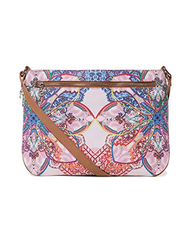 Desigual - Bag Mexican Cards Molina Women, Bolsos bandolera Mujer, Azul (Azul Agua), 2x23x30.5 cm (B x H T) Desigual - Bag Mexican Cards Molina Women, Bolsos bandolera Mujer, Azul (Azul Agua), 2x23x30.5 cm (B x H T)