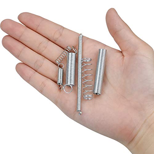 DESON 200pcs Muelles de Compresión y Muelles de Extensión, Surtido de Muelles para Reemplazo Bricolaje y Manualidades - 20 Tamaños DESON 200pcs Muelles de Compresión y Muelles de Extensión, Surtido de Muelles para Reemplazo Bricolaje y Manualidades - 20 Tamaños