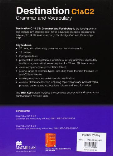 Destination C1 & C2 Grammar and Vocabulary. Student's Book with Key Destination C1 & C2 Grammar and Vocabulary. Student's Book with Key