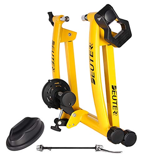 Deuter - Unidad magnética para entrenamiento con bicicleta en interiores, portátil, cierre de liberación rápida y sistema elevador con para rueda delantera Deuter - Unidad magnética para entrenamiento con bicicleta en interiores, portátil, cierre de liberación rápida y sistema elevador con para rueda delantera