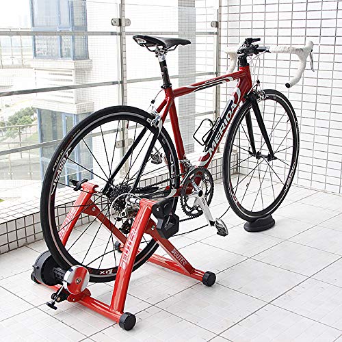 Deuter - Unidad magnética para entrenamiento con bicicleta en interiores, portátil, cierre de liberación rápida y sistema elevador con para rueda delantera