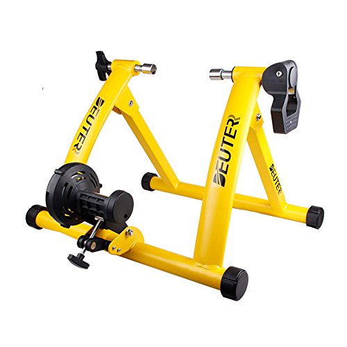 Deuter - Unidad magnética para entrenamiento con bicicleta en interiores, portátil, cierre de liberación rápida y sistema elevador con para rueda delantera Deuter - Unidad magnética para entrenamiento con bicicleta en interiores, portátil, cierre de liberación rápida y sistema elevador con para rueda delantera