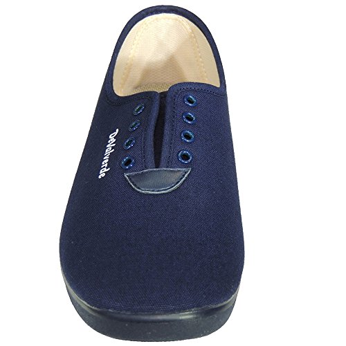 DEVALVERDE 792 Zapatilla Lona Aerobic para Mujer Marino Talla 38