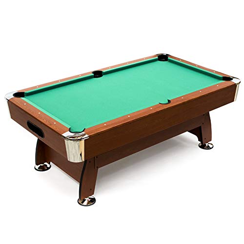 Devessport - Mesa de Billar Semi Profesional Cortés - Fácil Montaje - Incluye niveladores de Patas - Ideal para Jugar con Amigos - Medidas: 211.5 x 120.5 x 78 Cm Devessport - Mesa de Billar Semi Profesional Cortés - Fácil Montaje - Incluye niveladores de Patas - Ideal para Jugar con Amigos - Medidas: 211.5 x 120.5 x 78 Cm