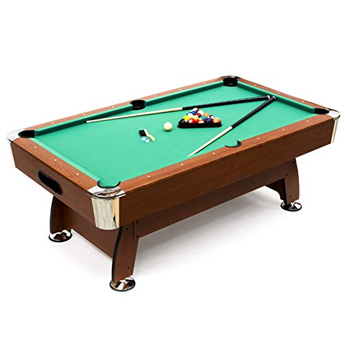 Devessport - Mesa de Billar Semi Profesional Cortés - Fácil Montaje - Incluye niveladores de Patas - Ideal para Jugar con Amigos - Medidas: 211.5 x 120.5 x 78 Cm Devessport - Mesa de Billar Semi Profesional Cortés - Fácil Montaje - Incluye niveladores de Patas - Ideal para Jugar con Amigos - Medidas: 211.5 x 120.5 x 78 Cm
