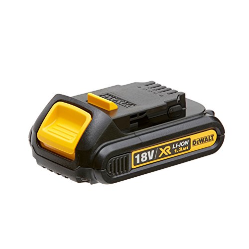 Dewalt DCD776C3-QW DCD776C3-QW-Taladro Percutor XR 18V 13mm 42Nm con 3 baterías Li-Ion 1,3Ah y maletín, 18 W, 18 V, Negro Y Amarillo