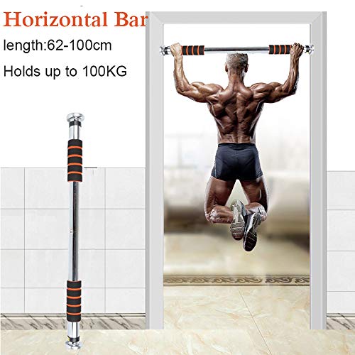 Deyan Puerta Ajustable Barras horizontales Gimnasio Entrenamiento en el hogar Barbilla Push Up Pull Up Barra de Entrenamiento para Deporte Fitness Equipos de Barra dominada