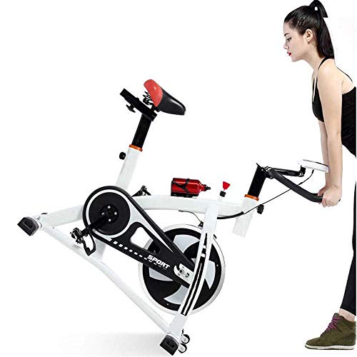 DFMD Bicicleta de Ejercicio Profesional para Interiores, Estudio Familiar Unisex Pérdida de Peso Abdominal Fitness Bike Negro Equipos eficientes Aeróbicos Gimnasio Deportes Bicicleta