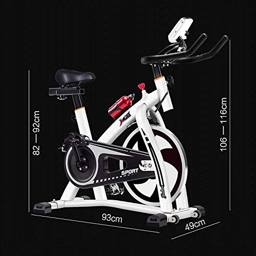 DFMD Bicicleta de Ejercicio Profesional para Interiores, Estudio Familiar Unisex Pérdida de Peso Abdominal Fitness Bike Negro Equipos eficientes Aeróbicos Gimnasio Deportes Bicicleta