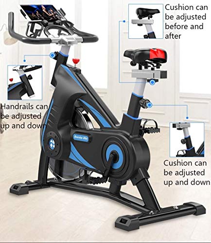 DFMD Bicicleta de Ejercicio Profesional para Interiores - Inicio Unisex Pérdida de Peso Abdominal Sports Bike 360 ​​° Protección de Seguridad Equipos de Gimnasia Pantalla multifunción Inteligente